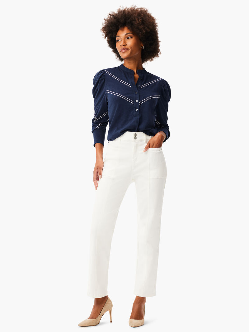 Woman Wears Dashing Around Top image number 3