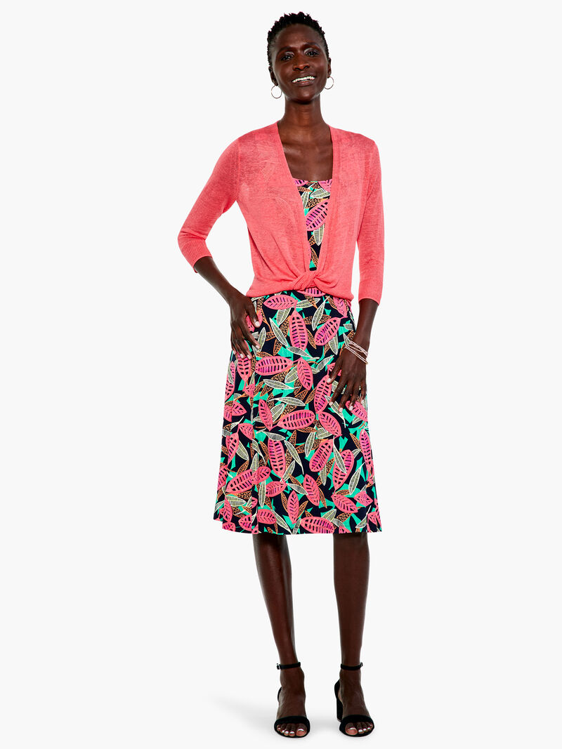 Woman Wears Lightweight 4-Way Cardigan image number 2