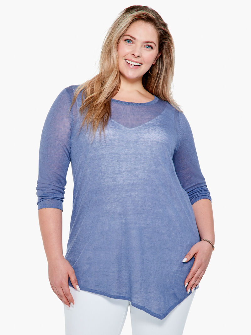 Woman Wears Featherweight Angle Sweater image number 0