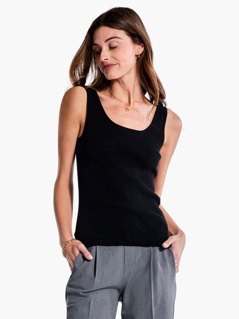 
                    Rib Sweater Tank