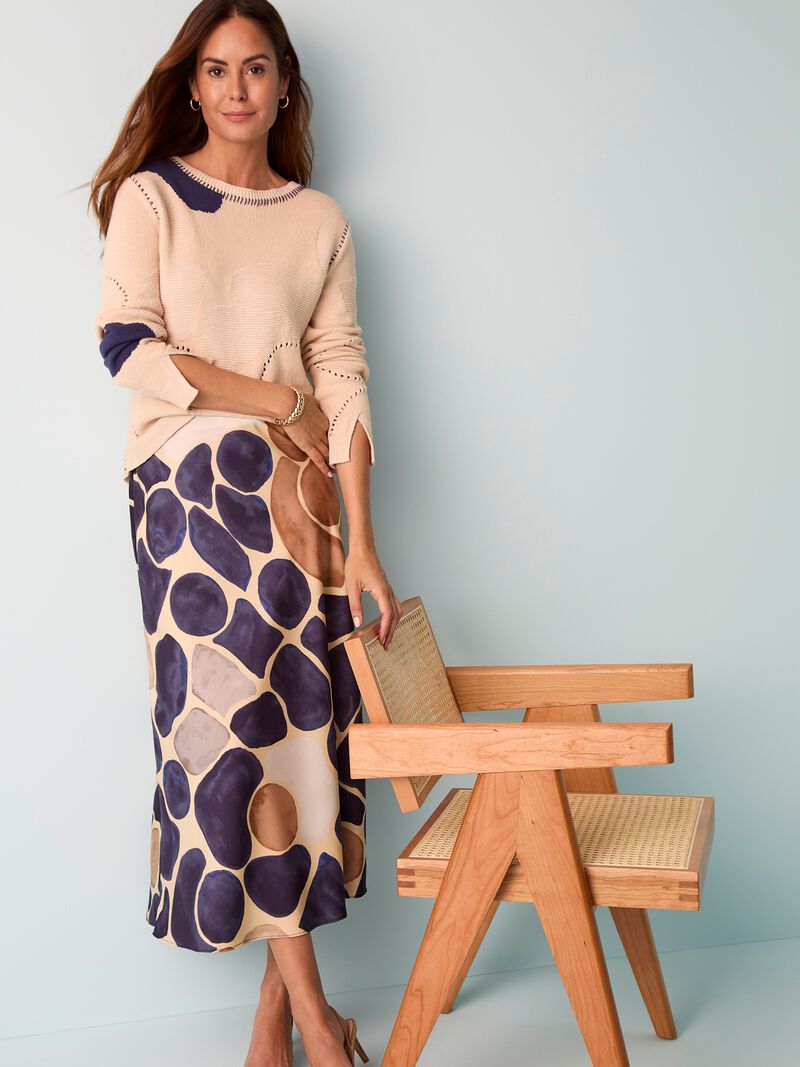 Playful Pebble Slip Skirt