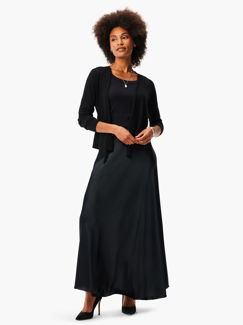 Woman Wears Elevated Slip Skirt image number 1