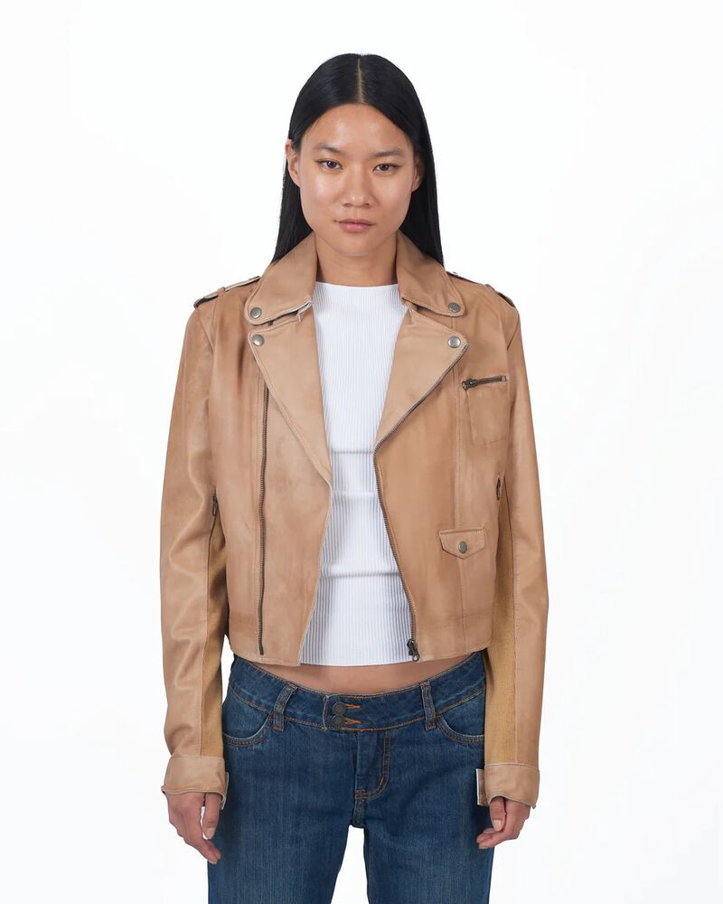 JKT NYC Piper Patina Leather Jacket