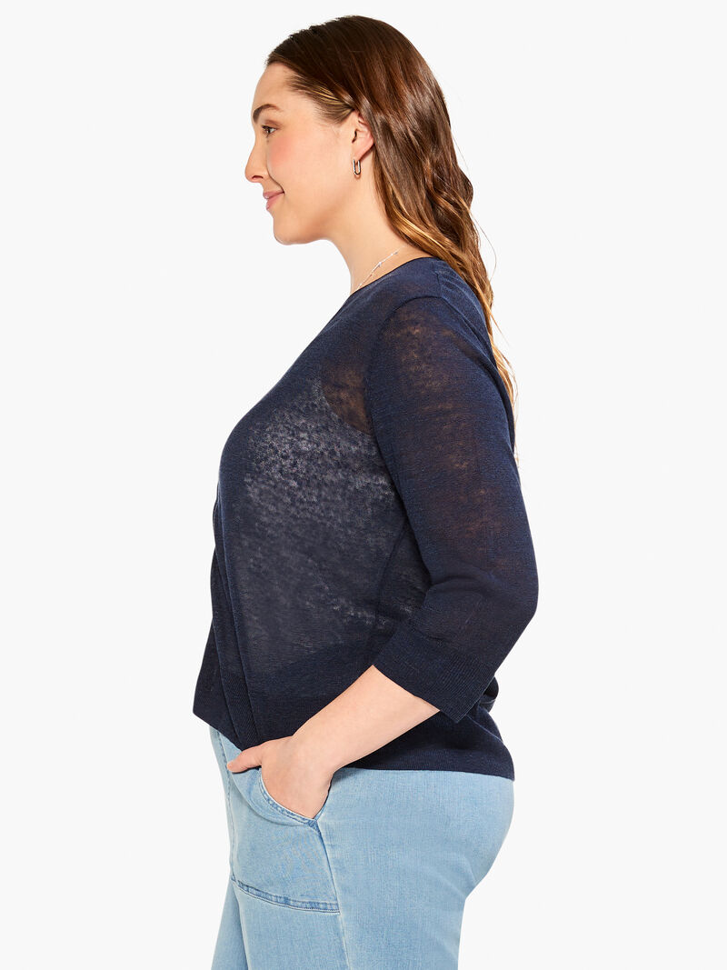 Woman Wears Easy Featherweight Cardigan image number 1
