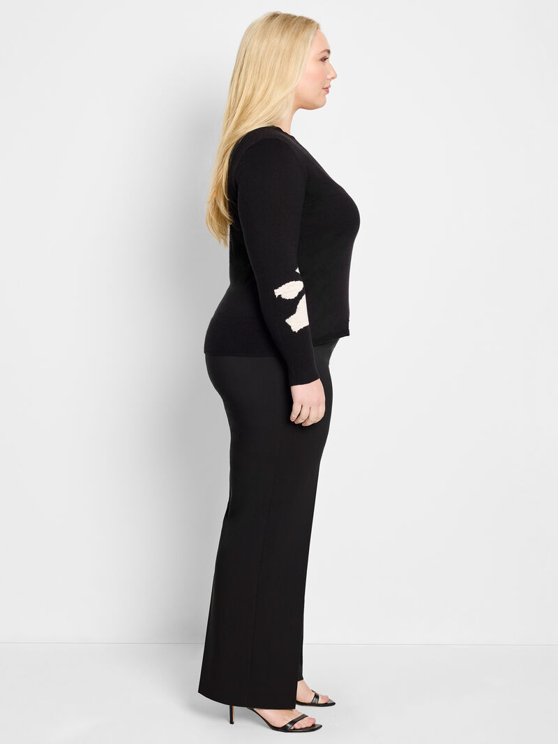 Woman Wears Evening Petal Sweater image number 2