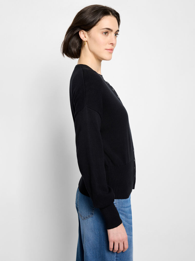 Woman Wears Snap It Up Pure Cotton Cardigan image number 2