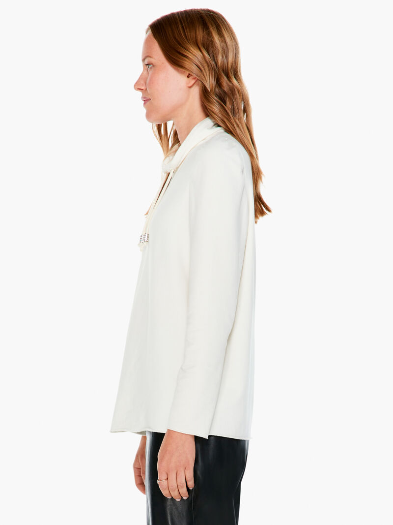 Woman Wears Terry Fleece Femme Top image number 1