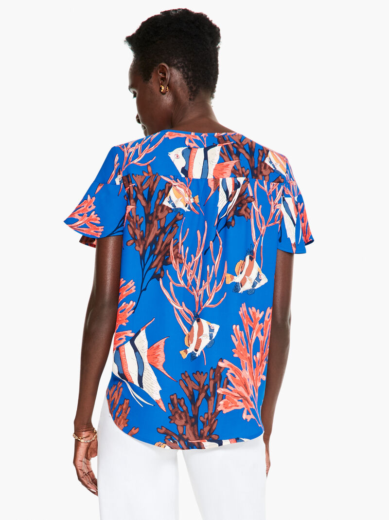 Woman Wears Angel Reef Top image number 2
