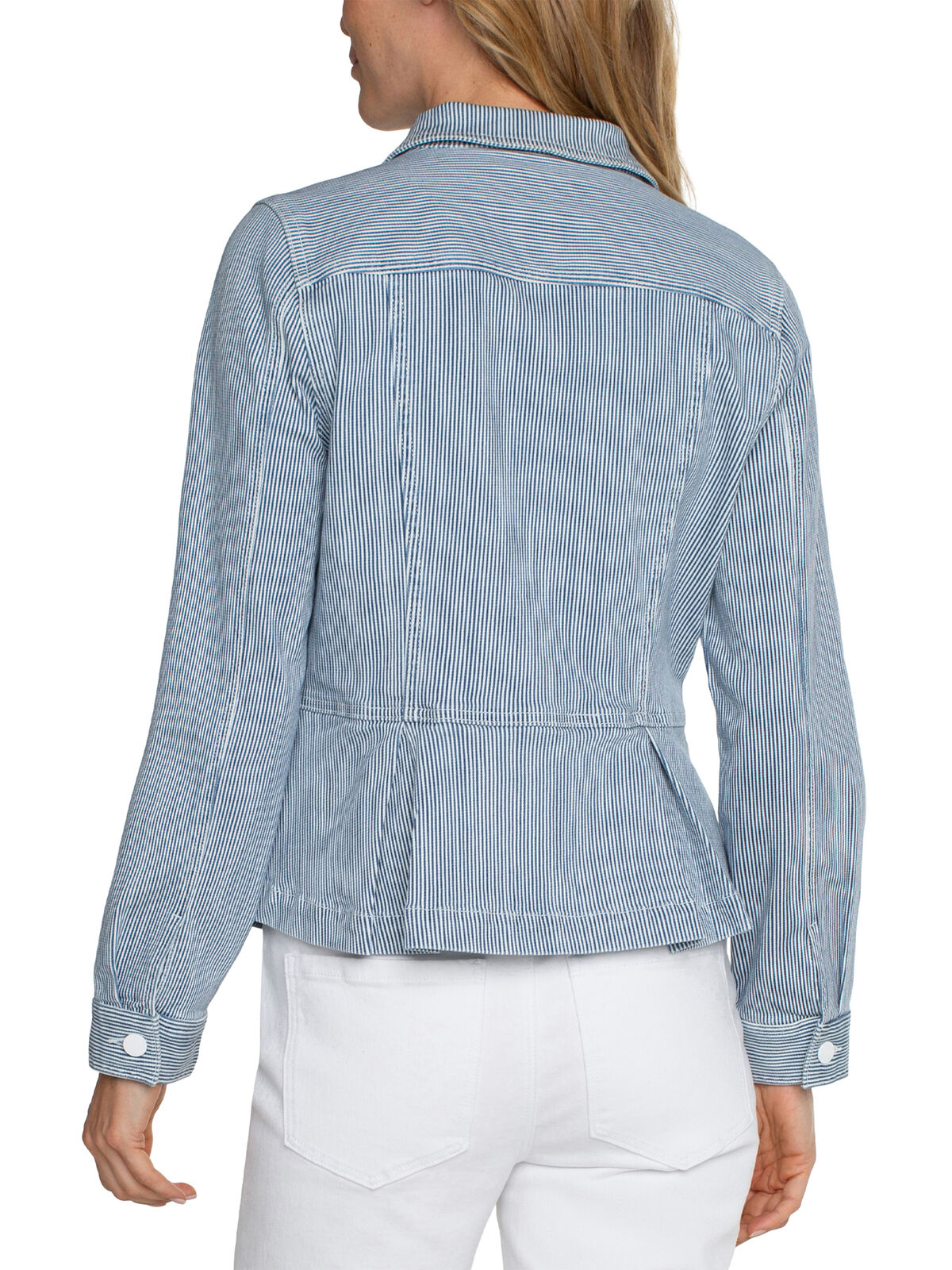 Liverpool - Peplum Stripe Jacket