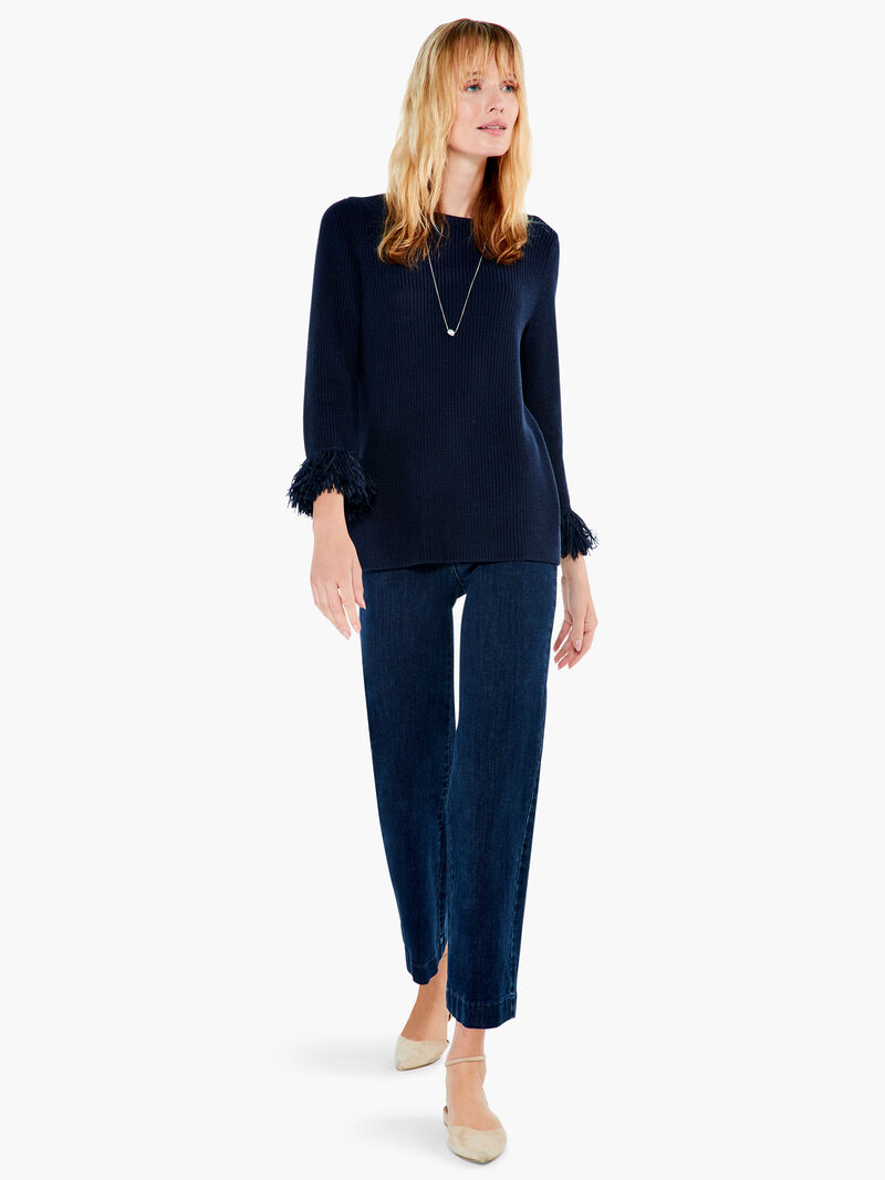 Woman Wears Night Fall Sweater image number 3