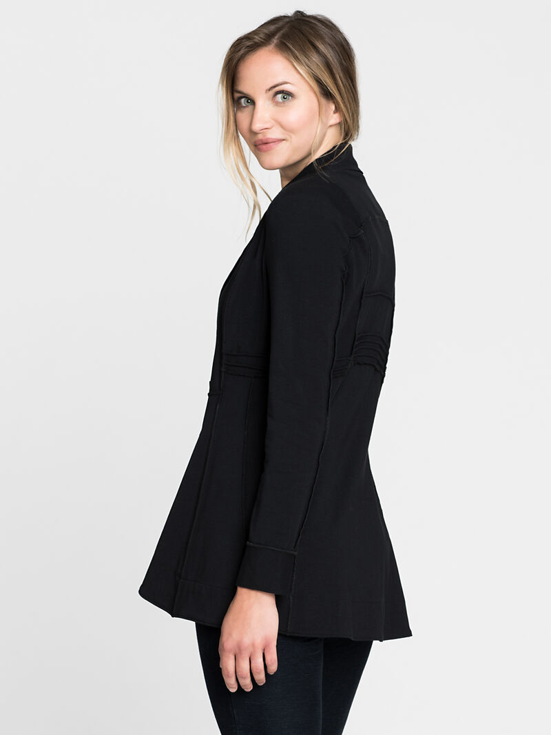Woman Wears Seamed Riding Jacket image number 1