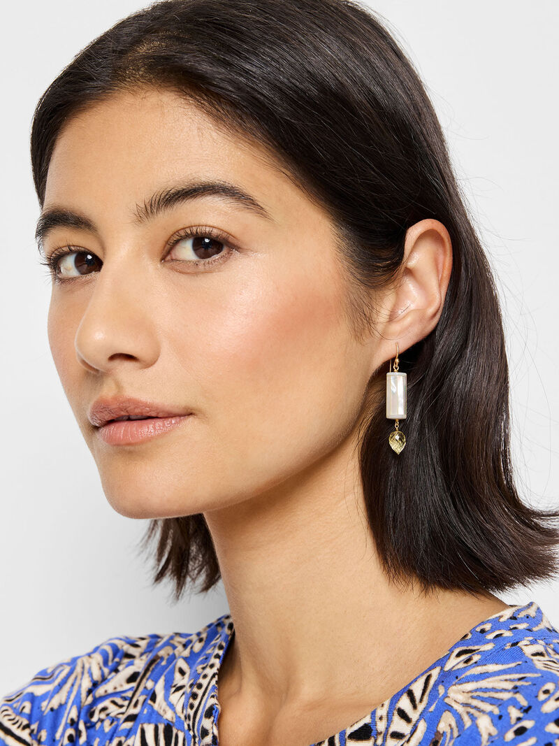 Chan Luu - White Mop Mix Earrings