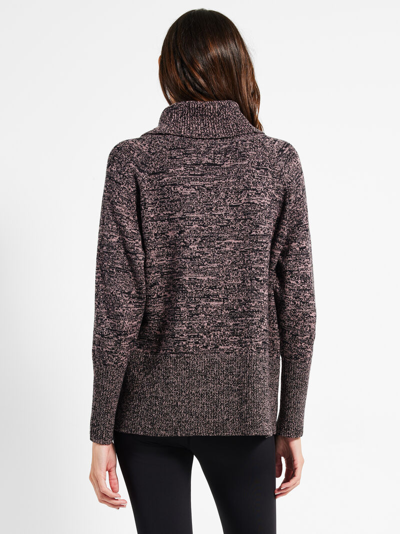 Woman Wears Cool Down Turtleneck Sweater image number 2