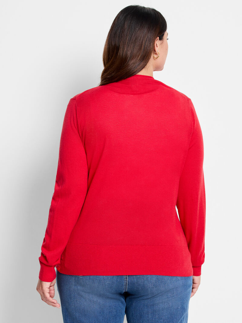 Woman Wears All Year 4-Way Cardigan image number 3