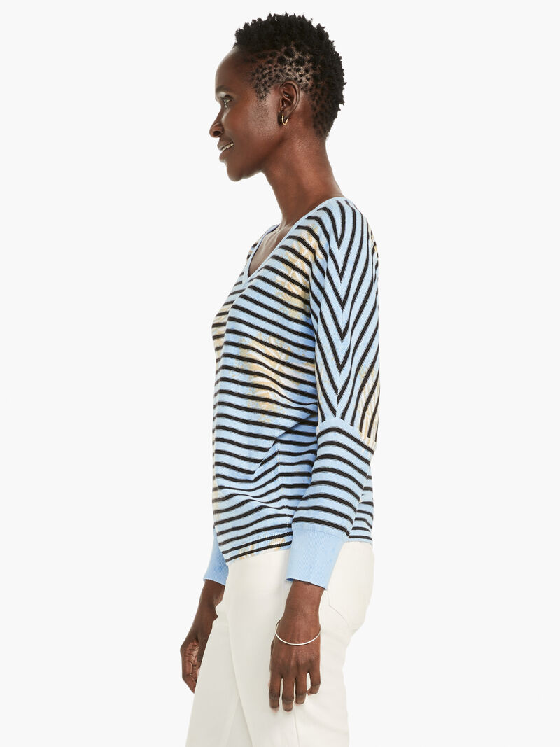 Stamped Stripes Sweater