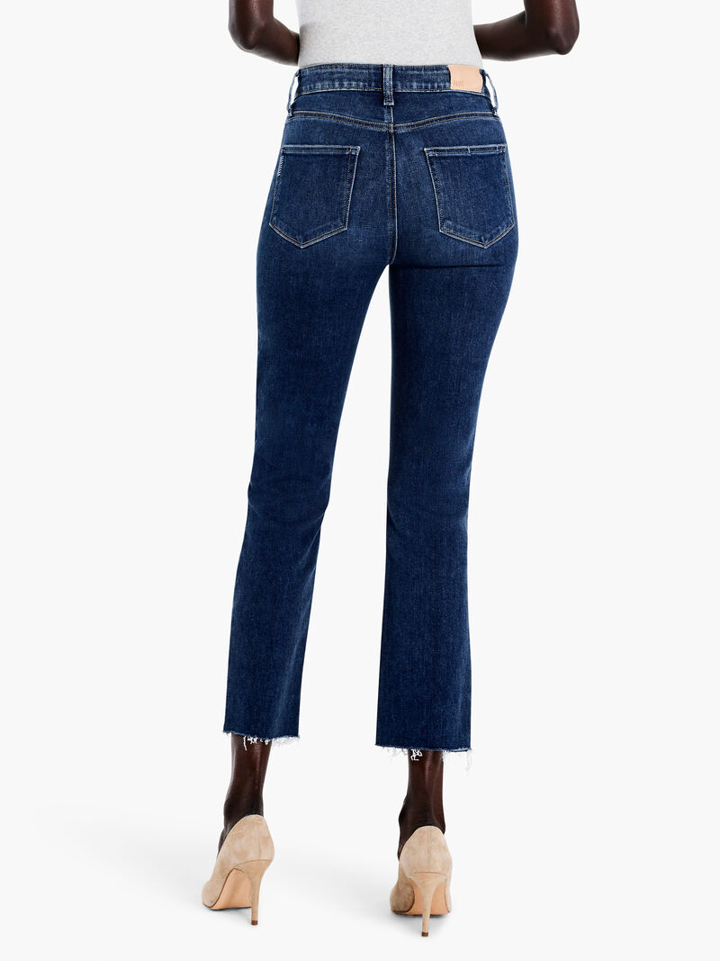 Woman Wears Paige Cindy w/ Raw Hem Jeans image number 2