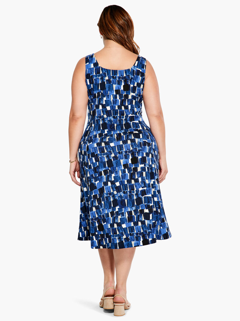 Woman Wears Artist Blocks Dress image number 2
