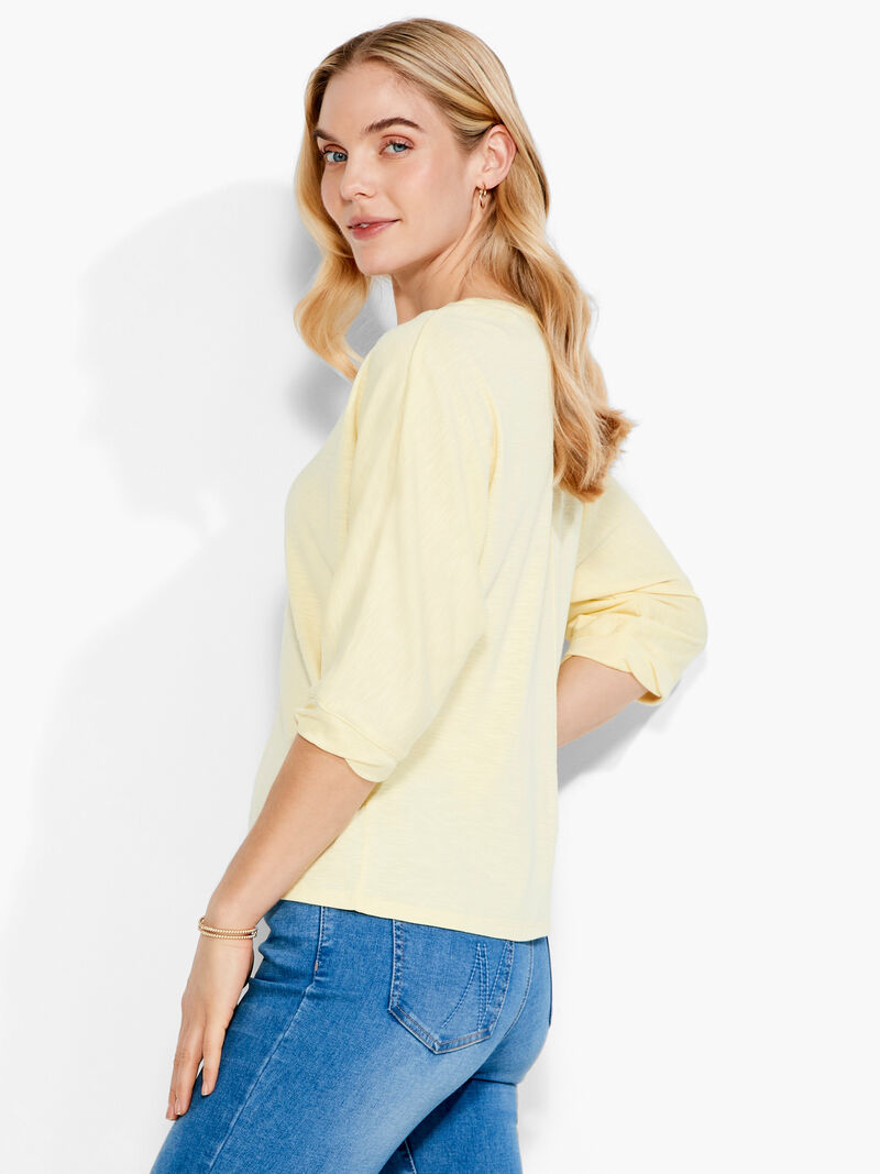 Woman Wears NZT Boat Neck Dolman Sleeve Tee image number 1