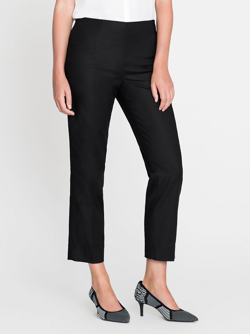 Woman Wears Perfect Pant Side Zip Ankle image number 1