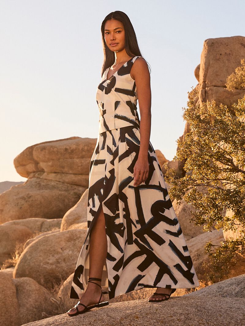 Iconic Letterpress Skirt