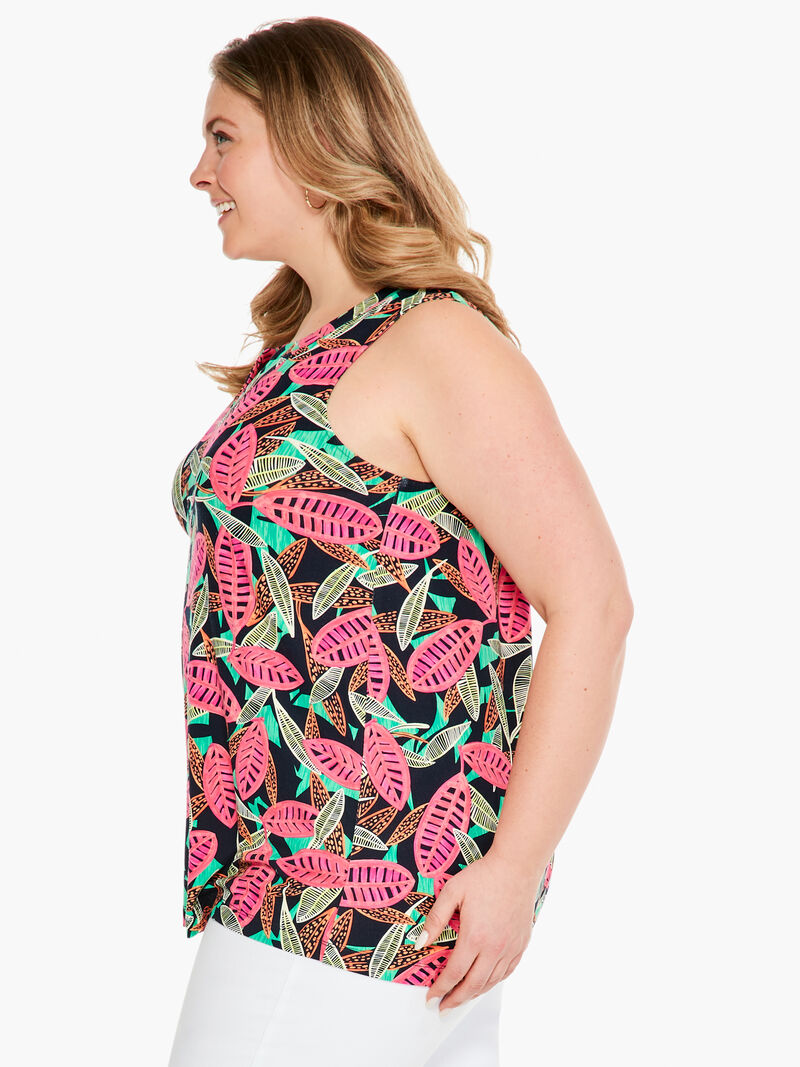 Woman Wears Colorful Canopy Tank image number 1