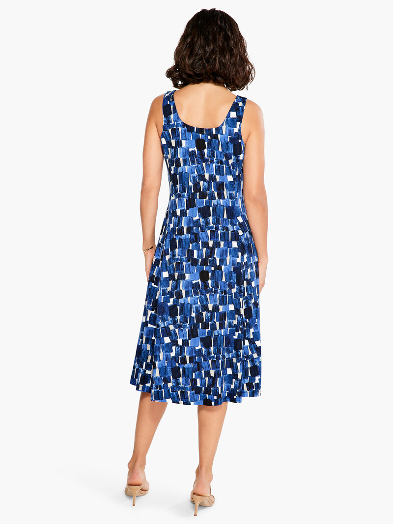 Woman Wears Artist Blocks Dress image number 2