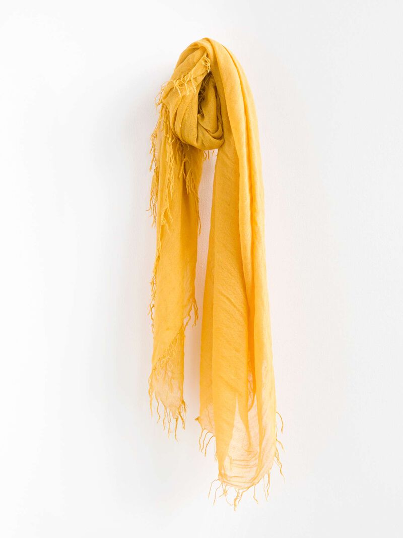 CHAN LUU SOLID SCARF WITH FRINGE EDGES image number 0