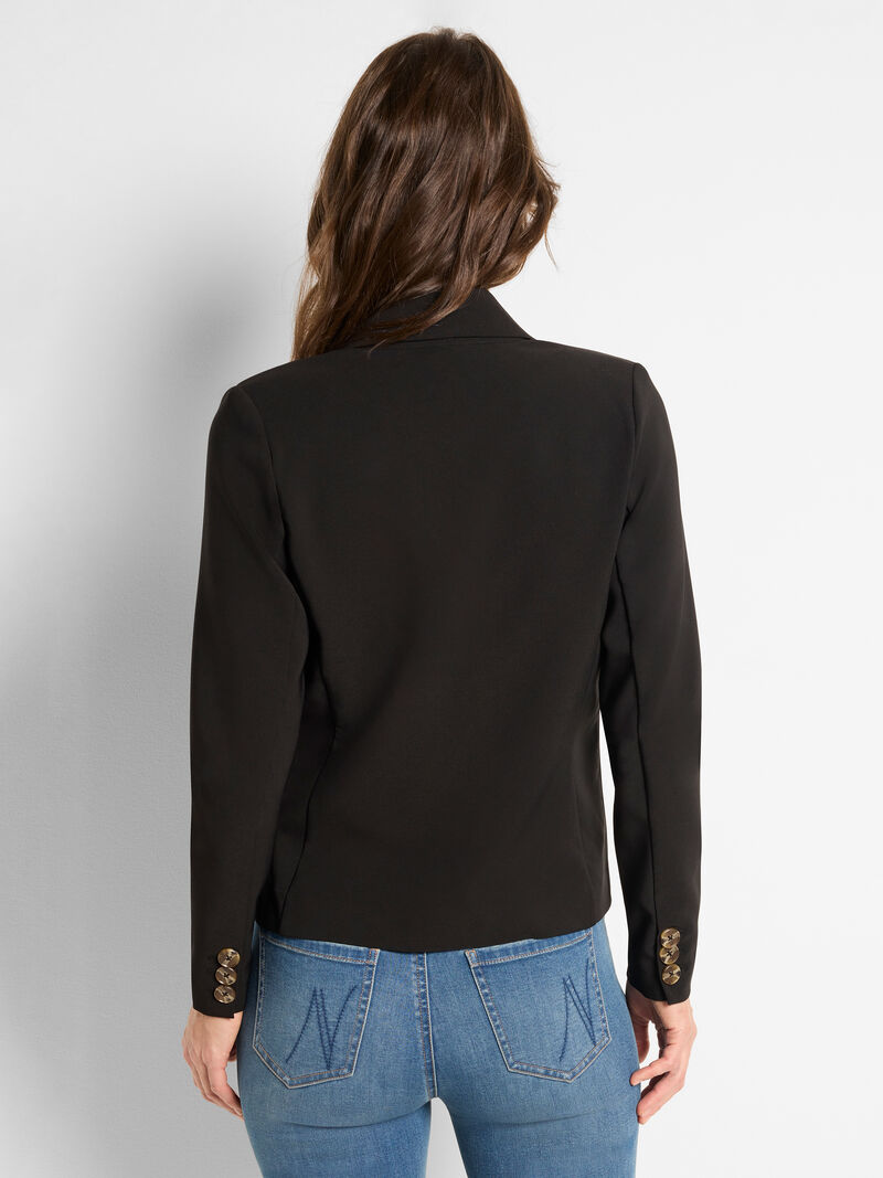 Woman Wears Stretch Knit Suiting Anywhere Blazer image number 3