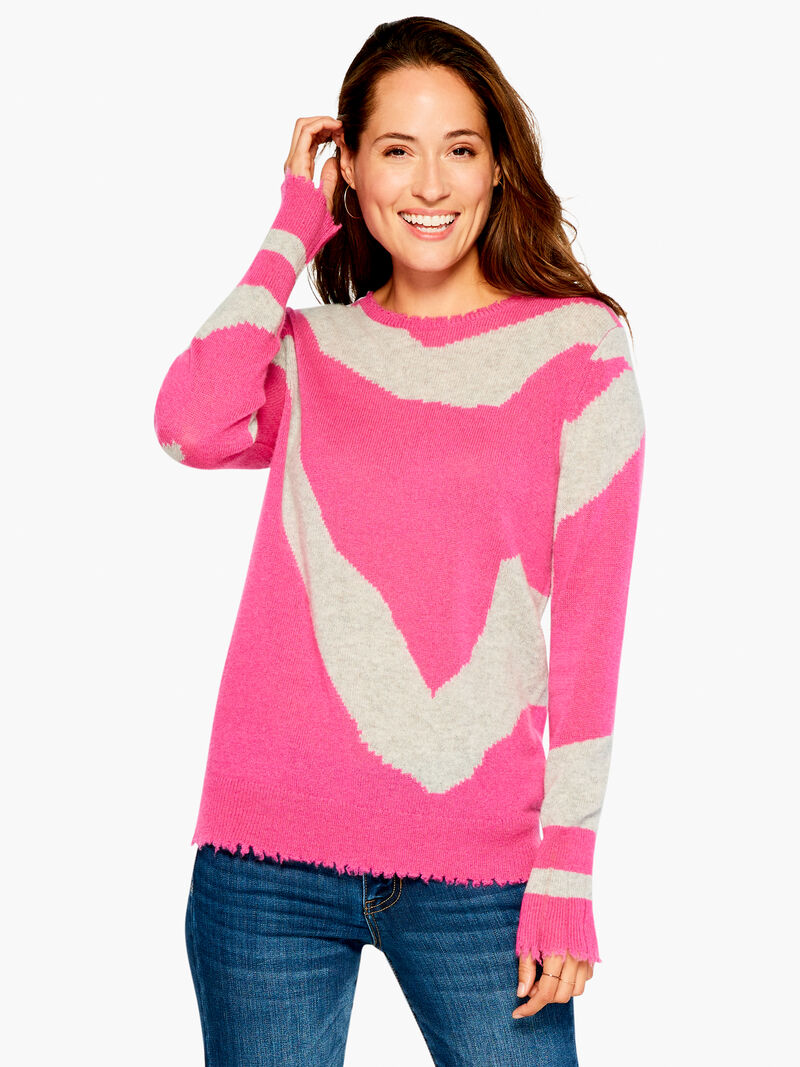 Intarsia Cashmere Sweater
