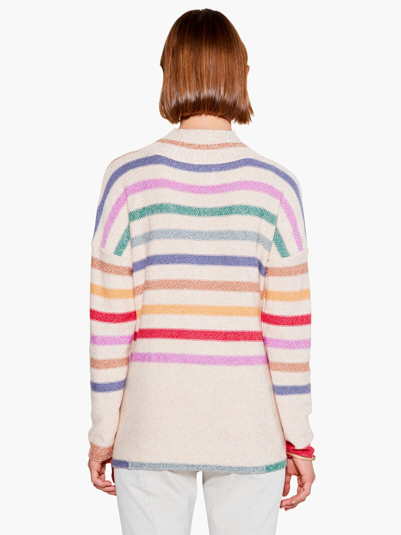 Woman Wears Happy Hues Sweater image number 2