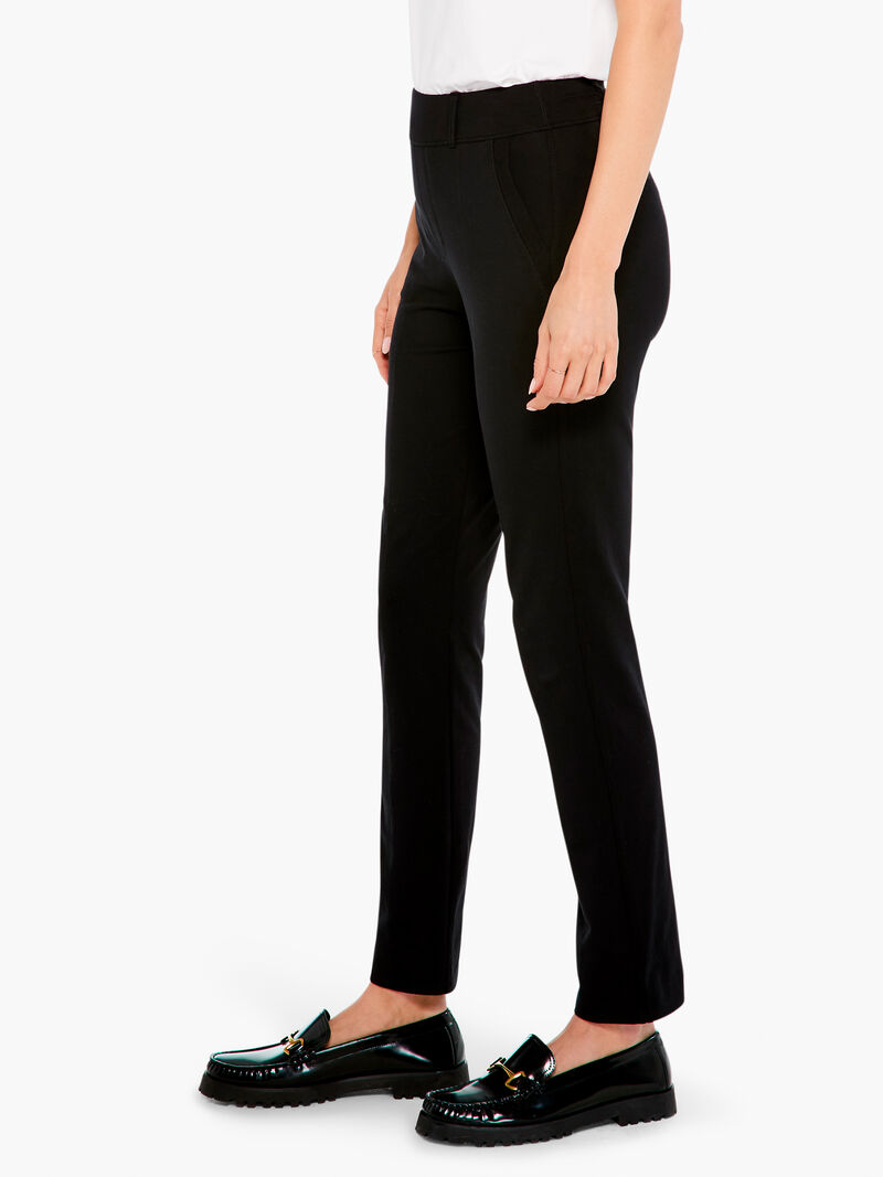 Woman Wears Perfect Knit Slim Trouser image number 2