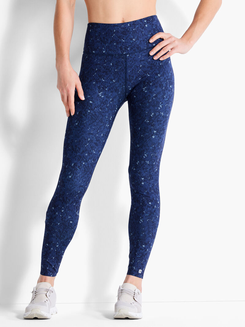 Woman Wears Spotted Blues Flexfit Full Length Legging image number 0