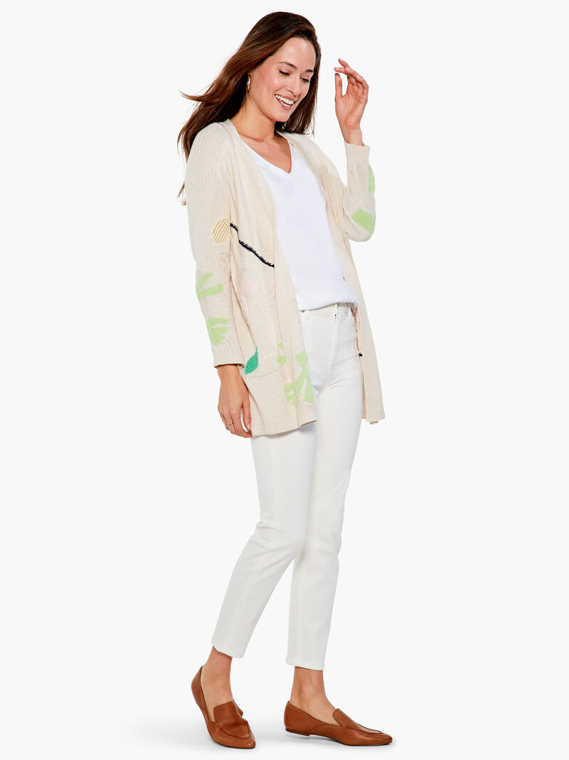 Woman Wears Secret Garden Cardigan image number 3
