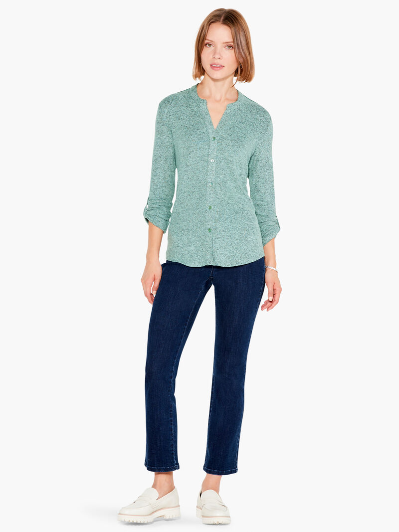 Woman Wears NZT Sweet Dreams Convertible Sleeve Shirt image number 3