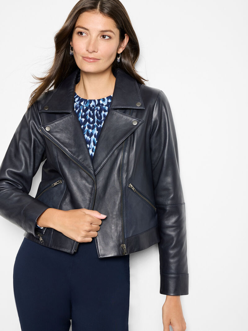 Genuine Leather Biker Jacket