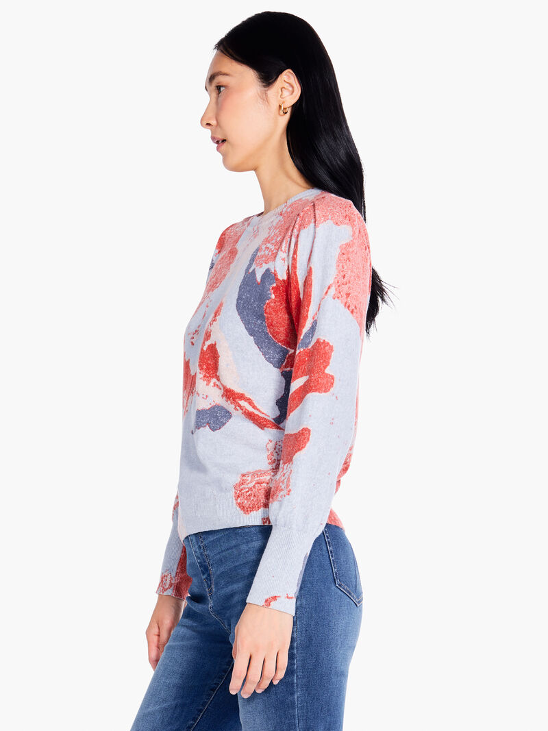 Woman Wears Pressed Petals Sweater image number 1