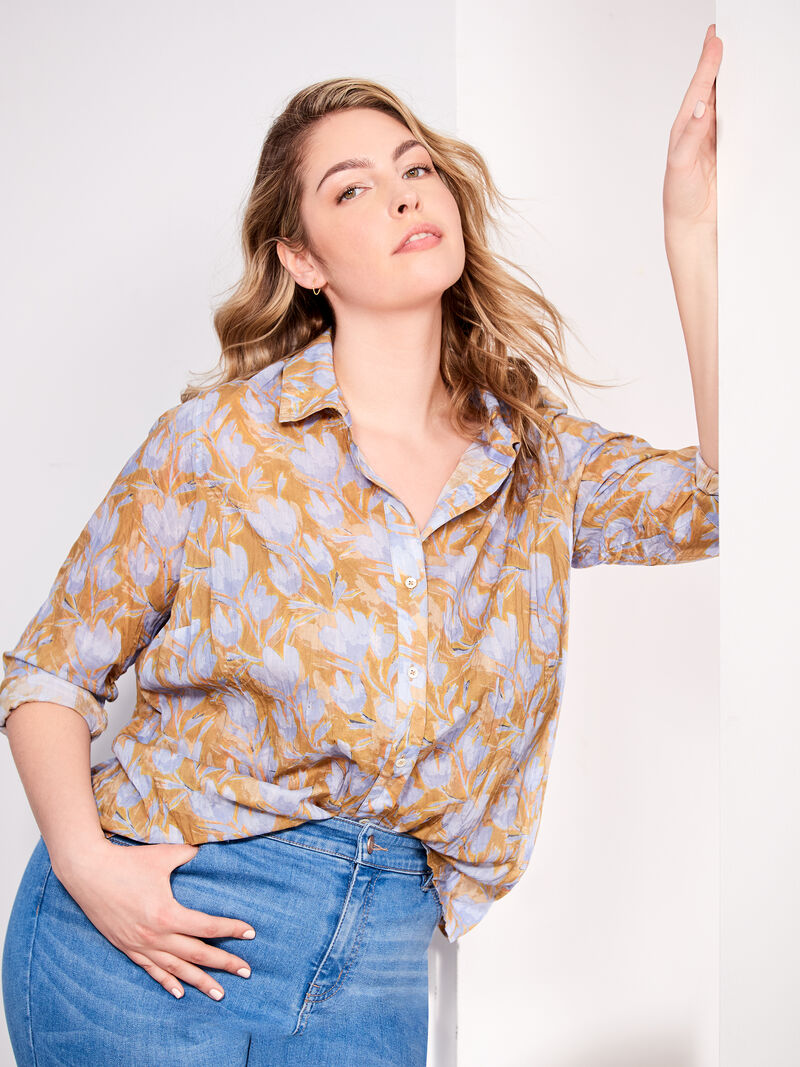 Midday Meadows Crinkle Shirt