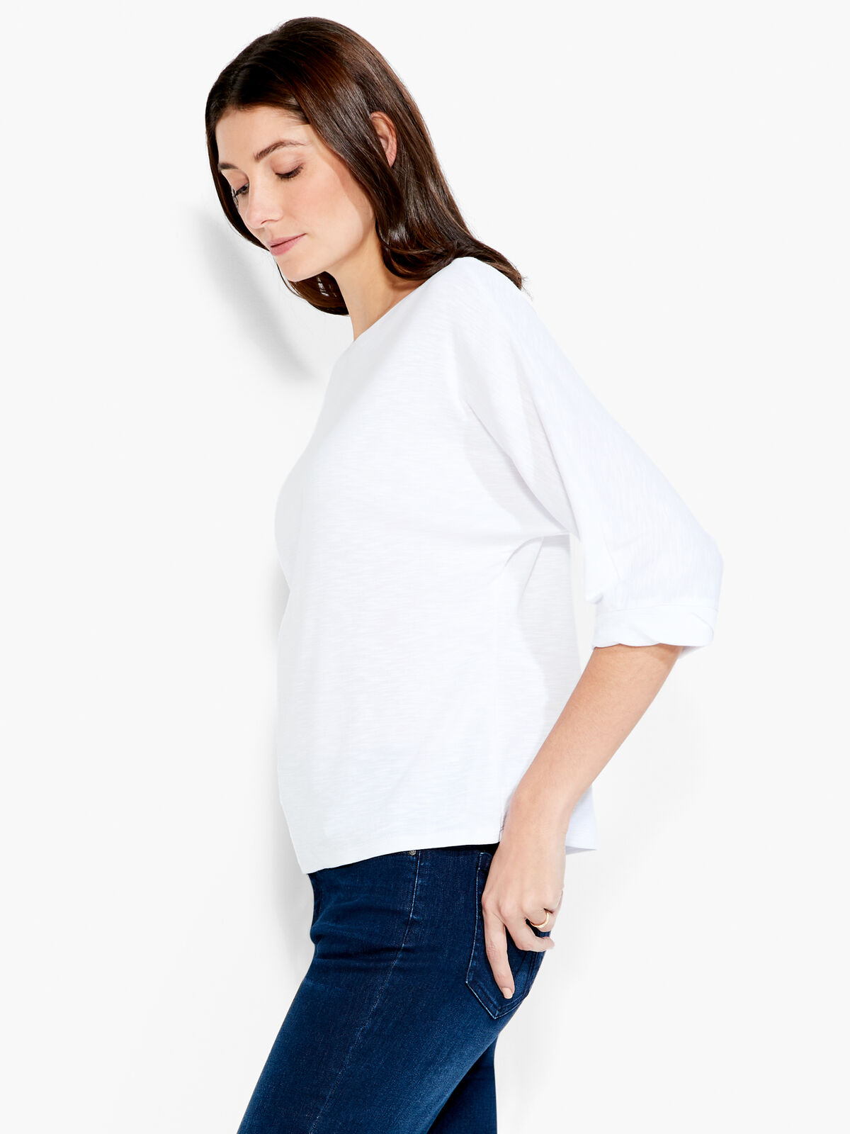 NZT Boat Neck Dolman Sleeve Tee