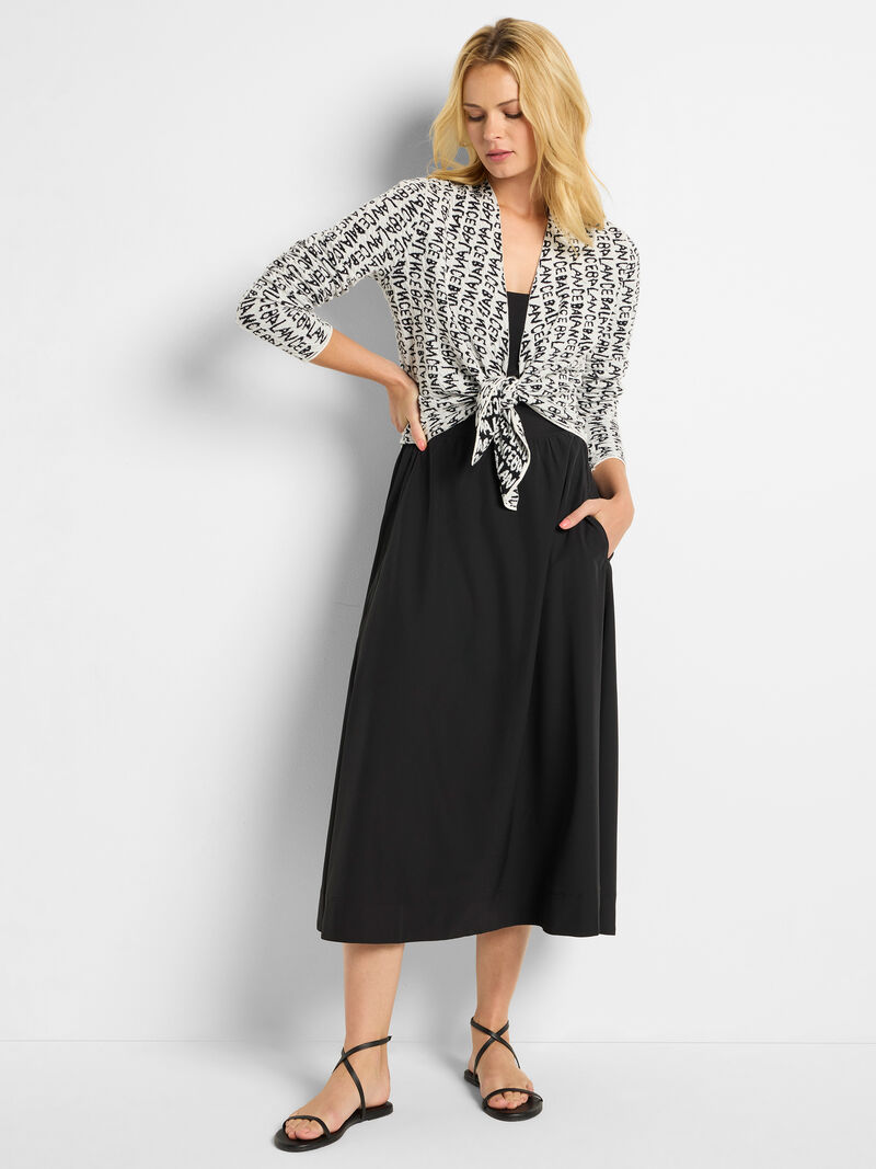 Woman Wears Balance Reversible Ballet Cardigan image number 2