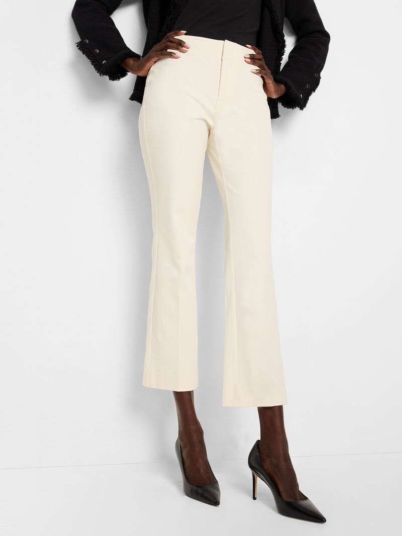 Woman Wears 28" Plaza Demi Boot Cotton Bi-Stretch Pant image number 0