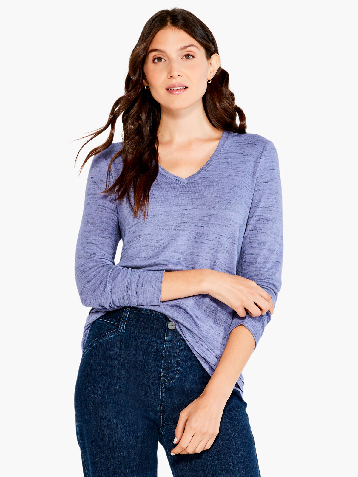 Spacedye Raw Edge Top