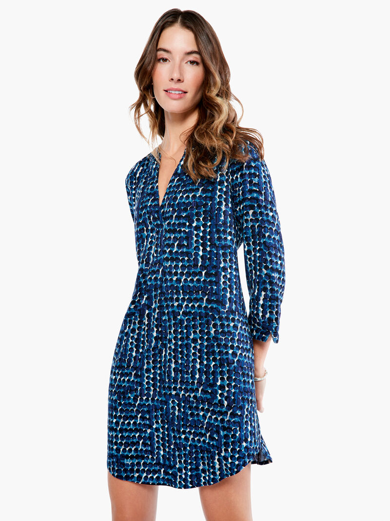 Woman Wears Good Vibes Live In Dress image number 0