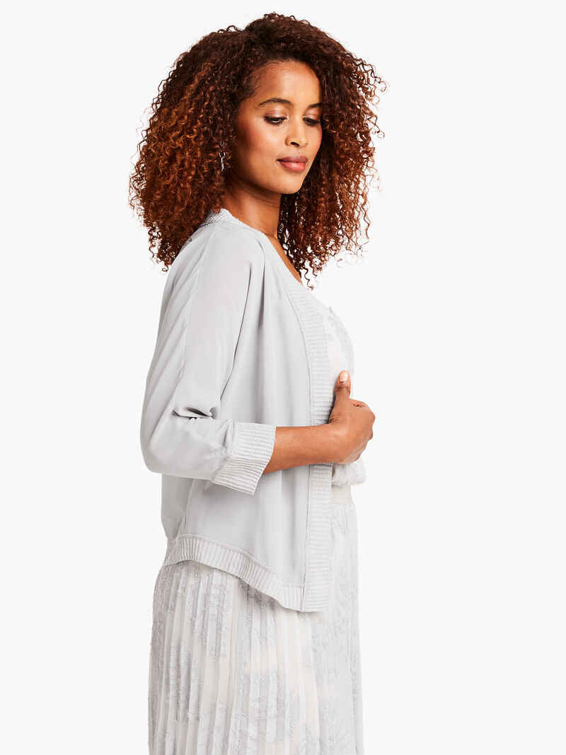 Woman Wears CLOUD COVERED CARDIGAN image number 1