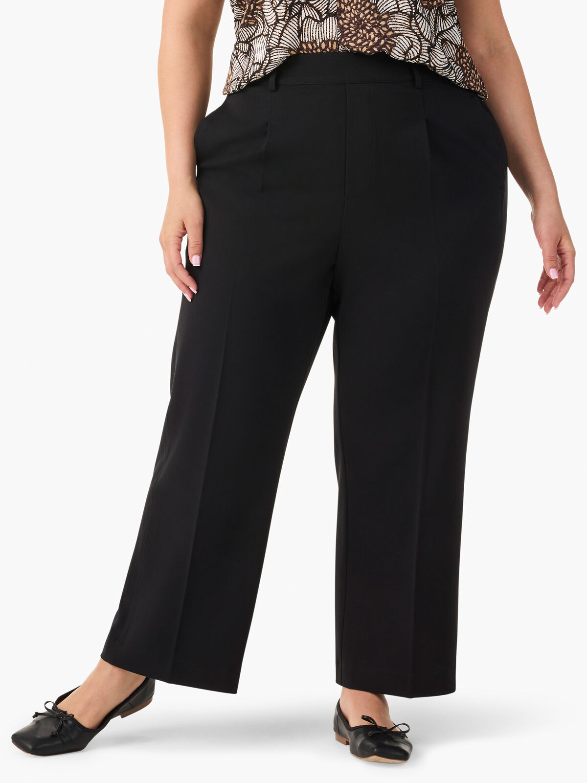 Avenue Summer Wide-Leg Crop Trouser