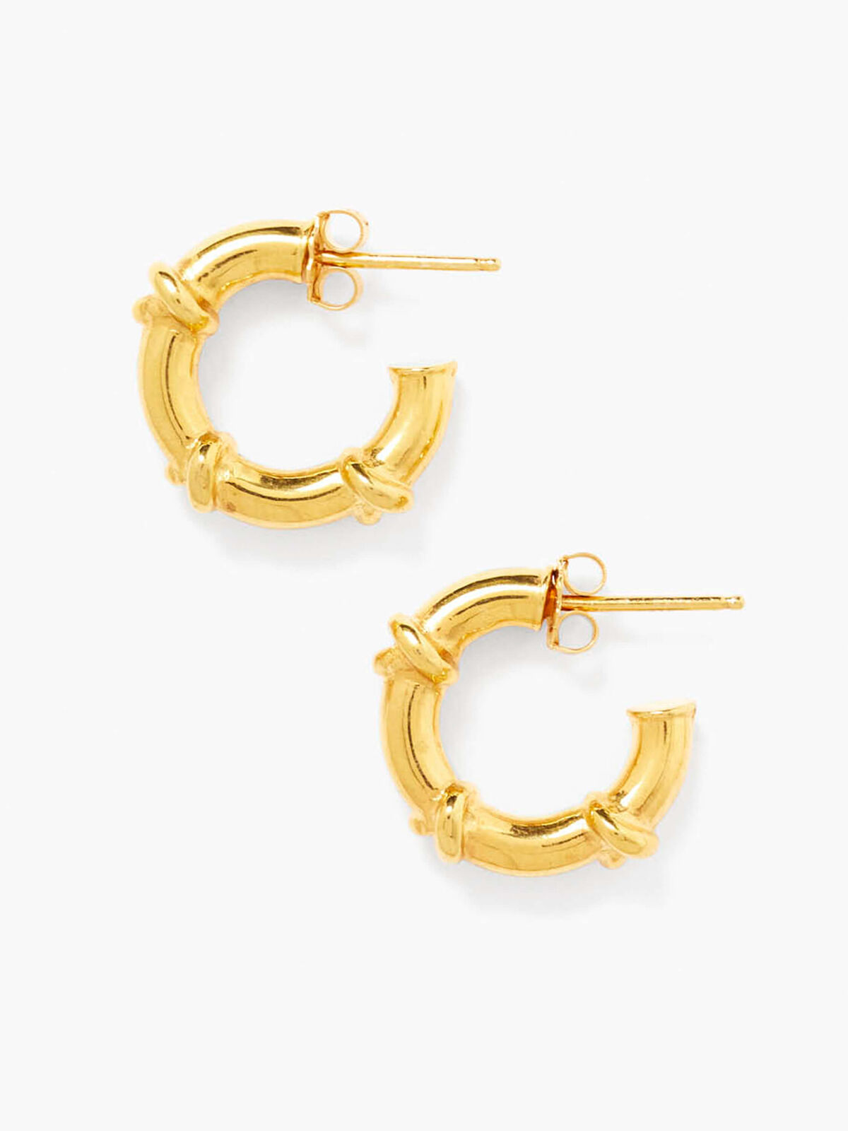 Chan Luu - Small Hoop with Wrap Earrings