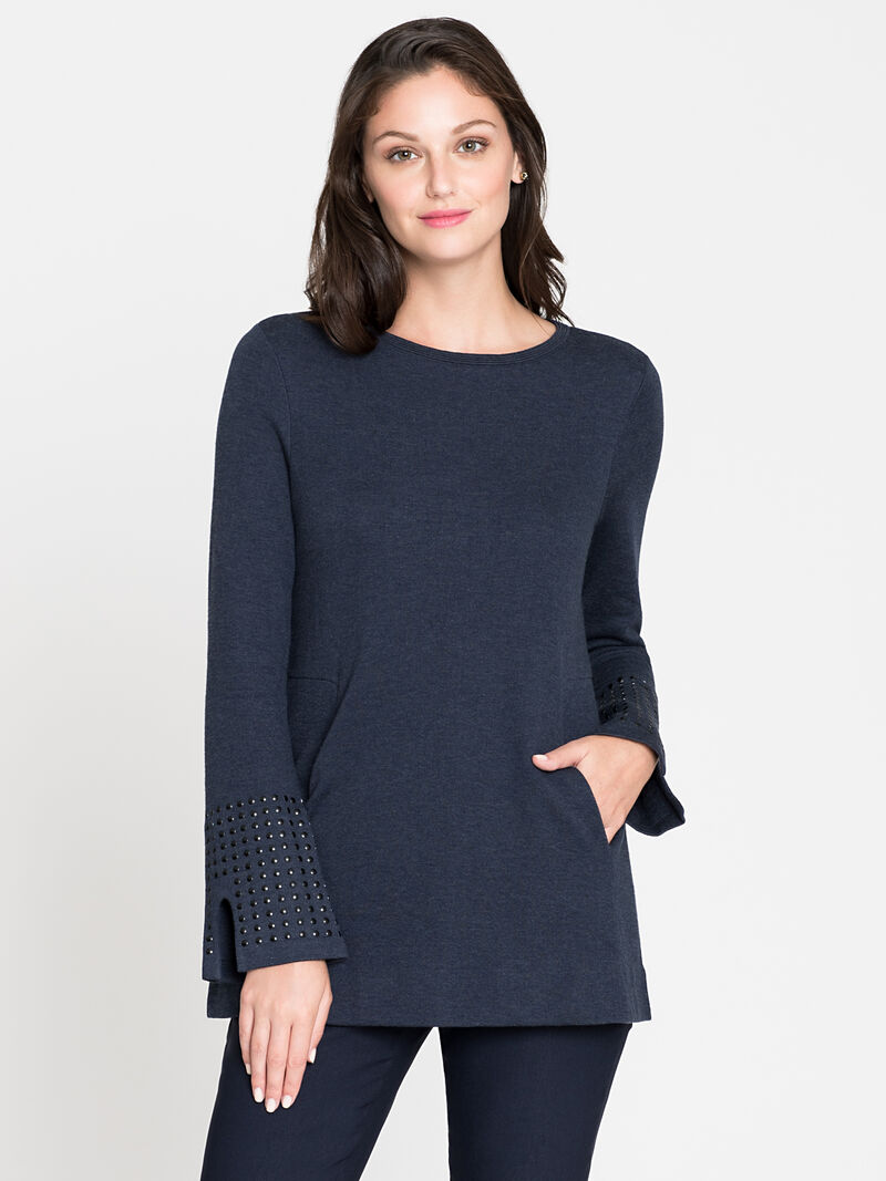 
                    Grommet Cuff Top