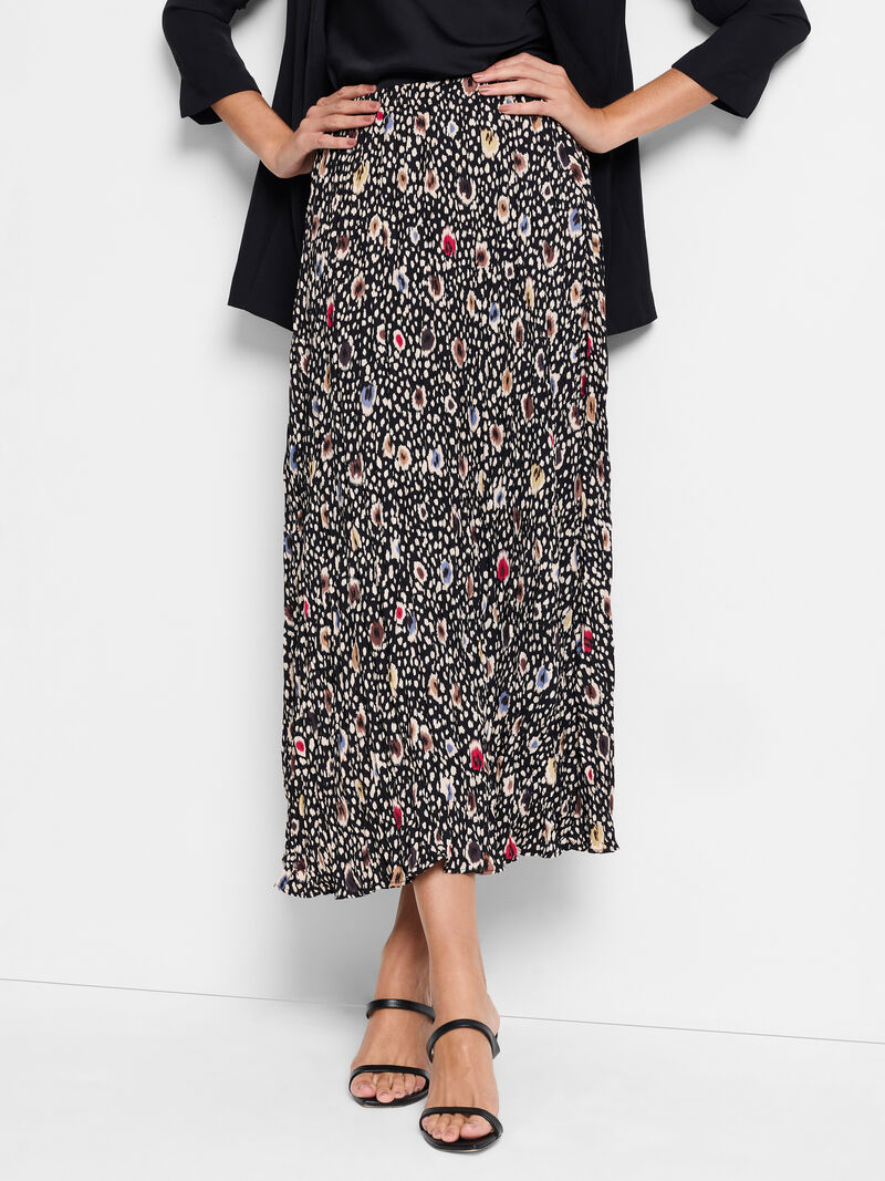 Woman Wears Spotted Dots Skirt image number 0