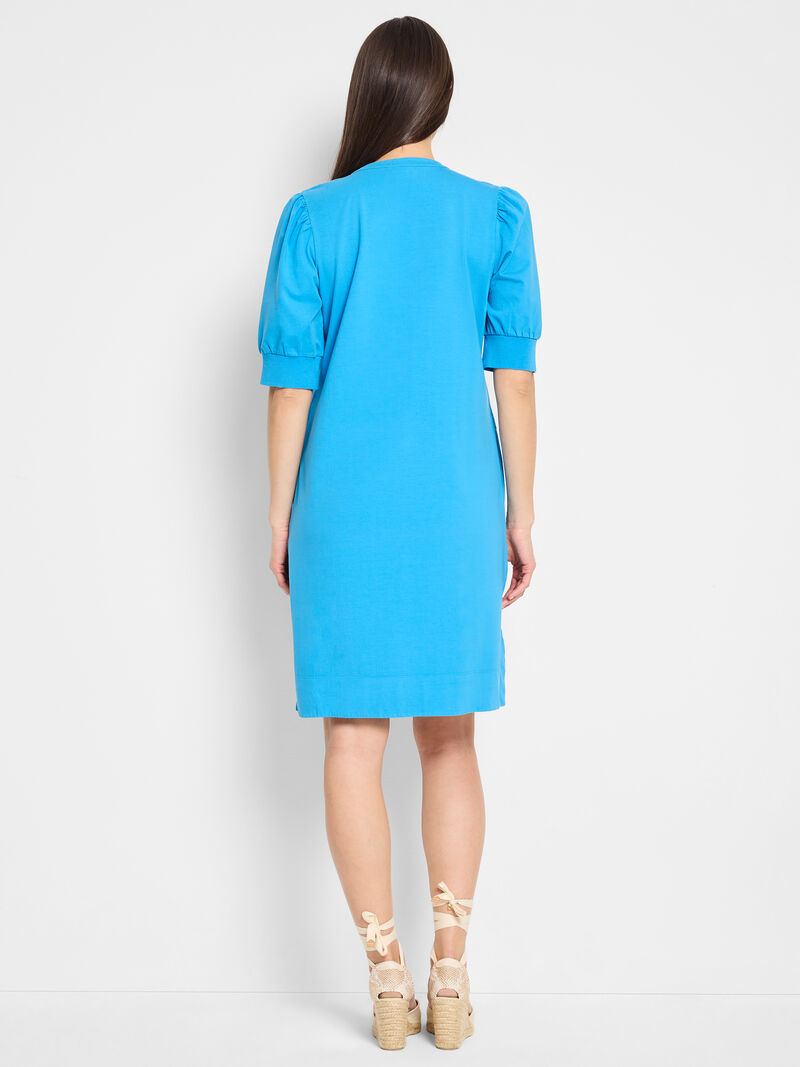 Woman Wears Henley Dress image number 2