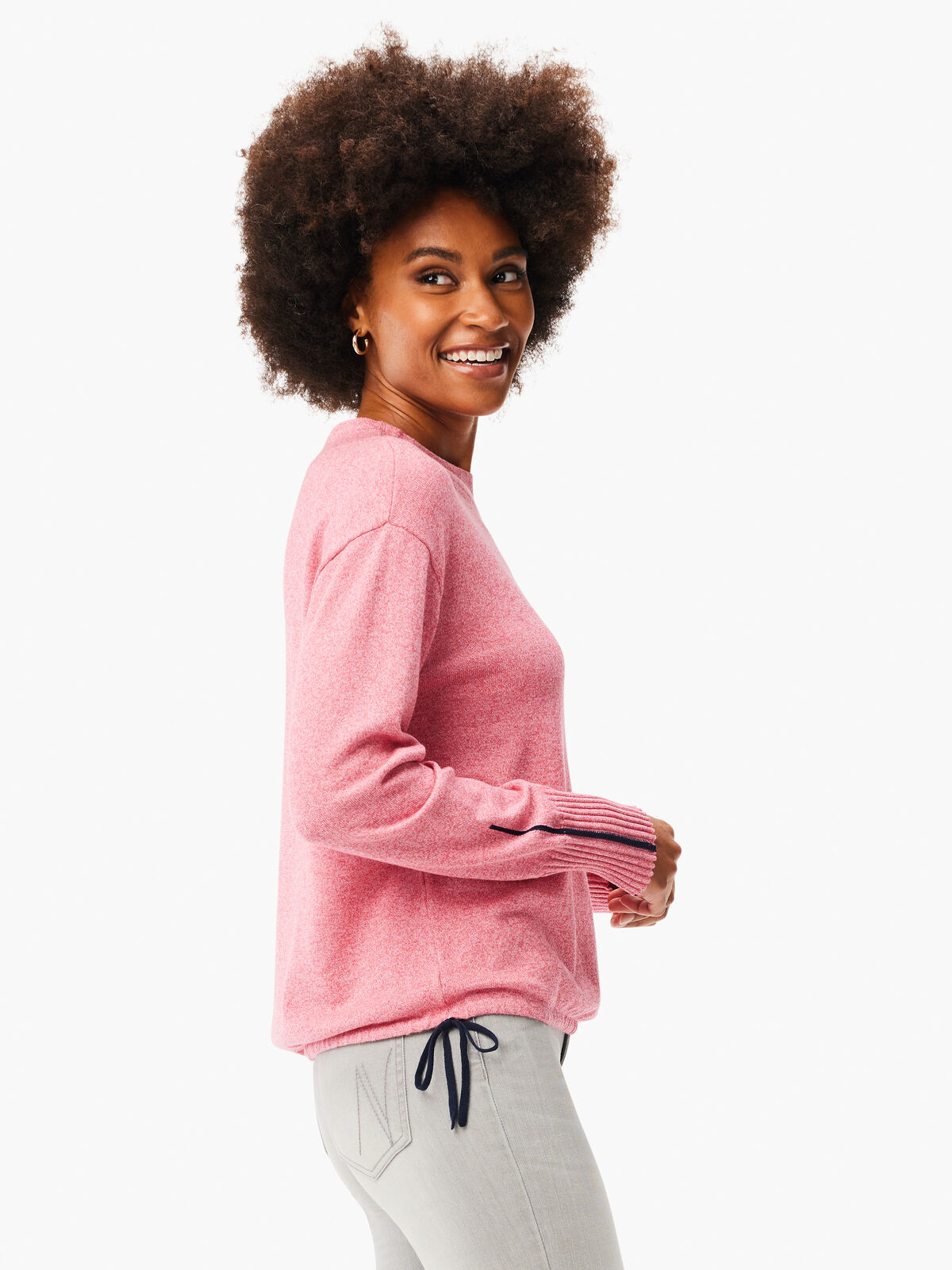 Tie Trim Sweater