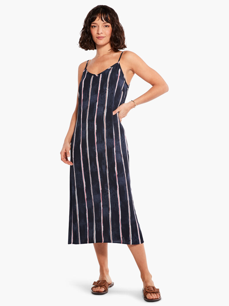 Wavy Lines Slip Dress